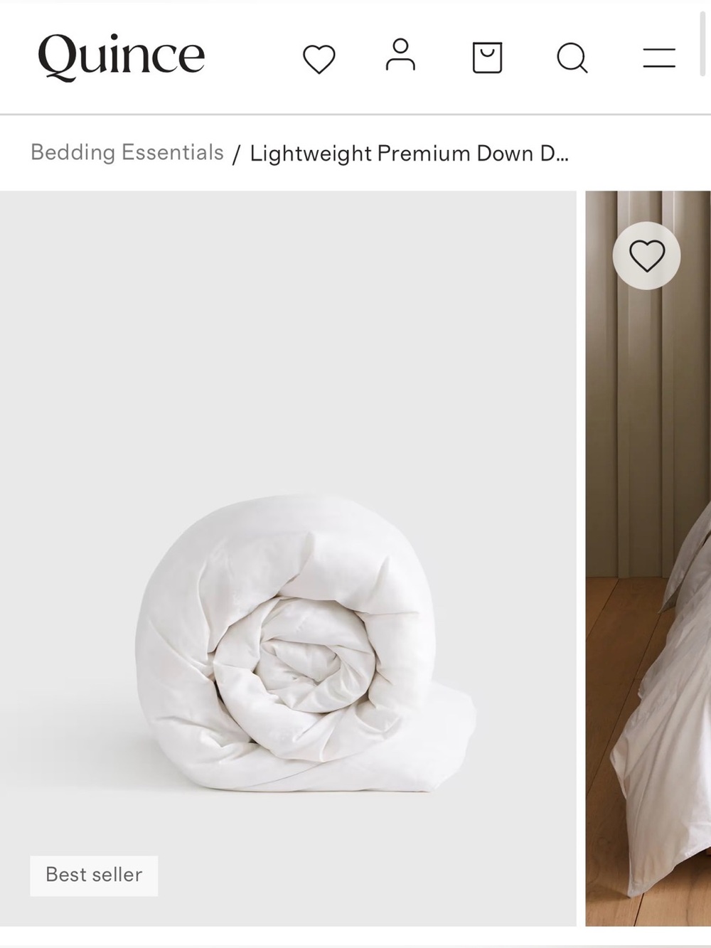 Quince Premium Down Duvet Insert - All Season